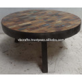 Industrial Urban Loft Round Coffee Table